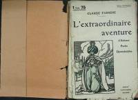 Книга "L`extraordinaire aventure" 1921 C. Farrere Париж Мягкая обл. 70 с. Без илл.