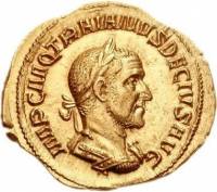 (№ (Без даты) ) Монета Римская империя 1970 год 1 Aureus