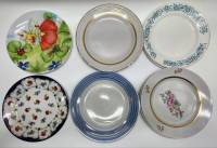 Тарелки десертные разные 14 штук диаметр 19 см