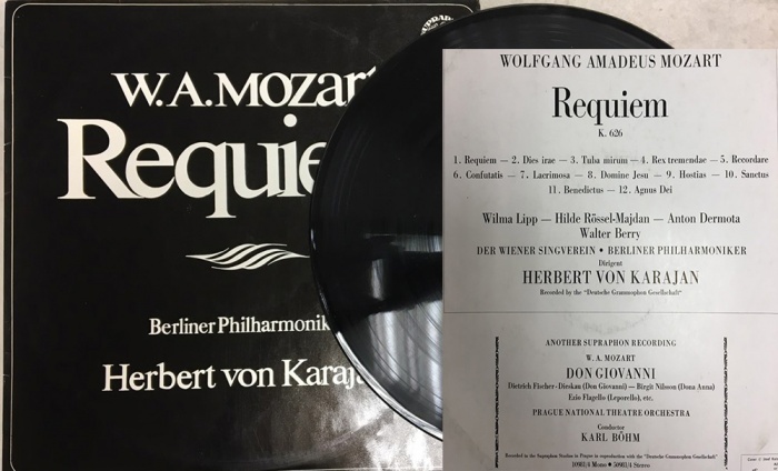 Пластинка виниловая , Requiem Deutsche Grammophon Gesellschaft 300 мм. (Сост. отл.)