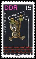 (1964-025) Марка Германия (ГДР) "Питтиплатч"    День защиты детей III Θ