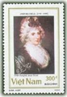 (1990-030) Марка Вьетнам "Джанет Гризель, Д. Рассел"    Выставка марок LONDON '90 III Θ
