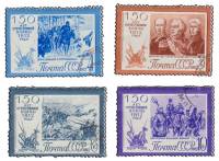 1962-083-86  Серия Набор марок (4 шт) СССР Дом М.А. Волошина в Крыму   , III Θ