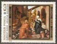 (1979-005) Марка Венгрия "Рождество"    450 лет со дня смерти Альбрехта Дюрера III O