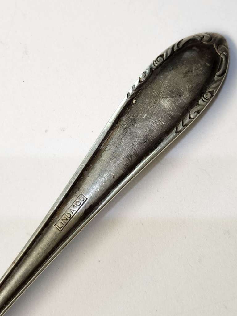 Вилка серебрение Linda 100 длина 21,5 см