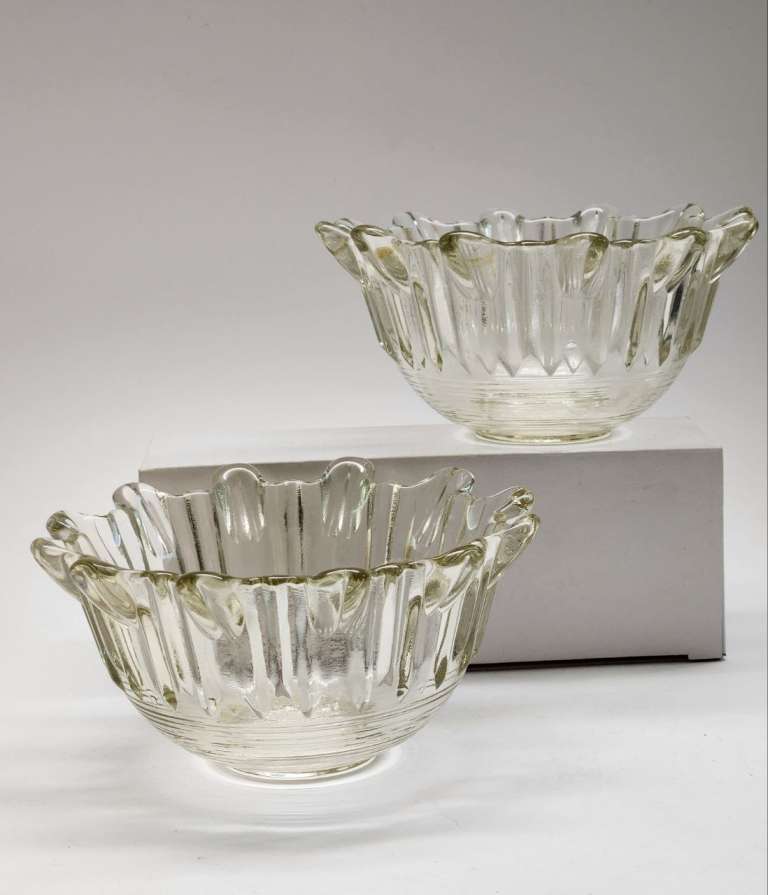 Вазы конфетницы 2 шт Уральский стекольный завод