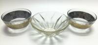 Салатники, креманки, стекло, 3 шт