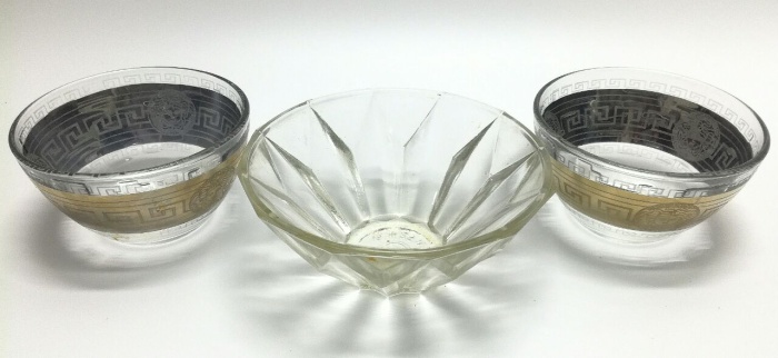 Салатники, креманки, стекло, 3 шт