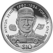 () Монета Либерия 1996 год 10 долларов ""   AU