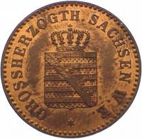 (№1858km206) Монета Германия (Германская Империя) 1858 год 2 Pfennig