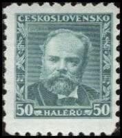 (1934-009) Марка Чехословакия "А. Дворжак"    30 лет со дня смерти А. Дворжака III Θ