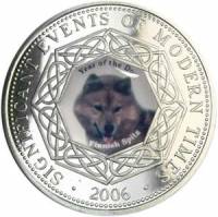 (2006) Монета Сомали 2006 год 1 доллар "Финский шпиц"  Цветная Медь-Никель  UNC