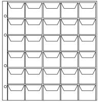 Лист в альбом Numis на 30 монет. Упаковка (10 шт.). СомС, #1922030