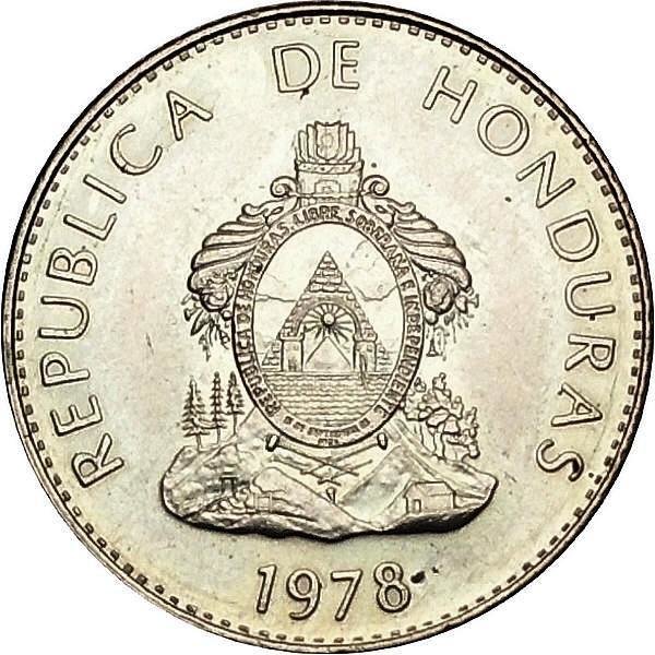 (№1978km83.1) Монета Гондурас 1978 год 20 Centavos