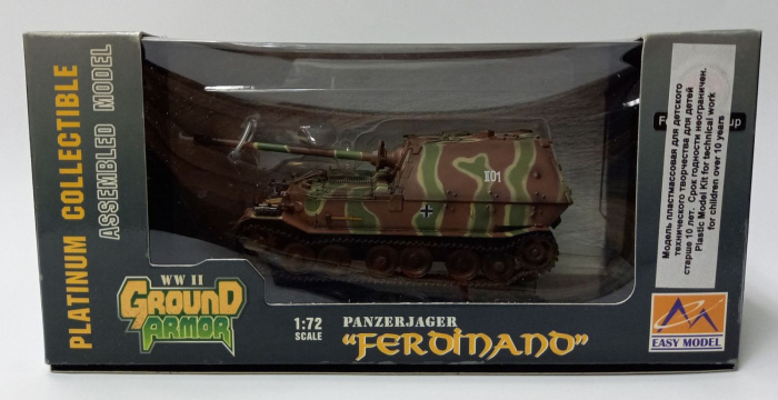 &quot;Ground Armor&quot;,модель &quot;Ferdinand&quot;,пластик (в коробке-блистере)