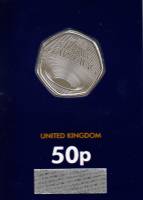 (2019) Монета Великобритания 2019 год 50 пенсов "Стивен Хокинг"  Медь-Никель  Буклет