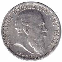 () Монета Германия (Империя) 1907 год   ""   Серебро (Ag)  UNC