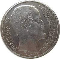 (№1848km742) Монета Дания 1848 год 1 Speciedaler (Death Christian VIII - Accession Frederik VII