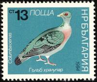 (1984-039) Марка Болгария "Клинтух"   Голуби III O