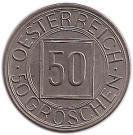 (№1934km2850) Монета Австрия 1934 год 50 Groschen