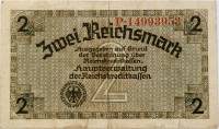 (1939) Банкнота Германия (Оккупация Европы) 1939 год 2 марки    F
