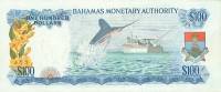 (№1968P-33a) Банкнота Багамские острова 1968 год "100 Dollars"
