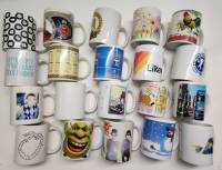 Современные чайные кружки 20 штук большой набор разных чашек