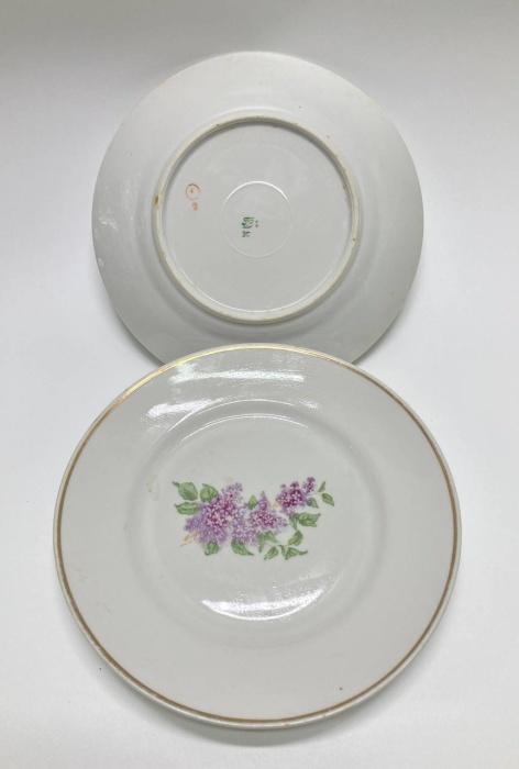 Тарелки десертные сирень, Пролетарий, 3 шт