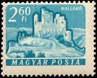 (1961-020) Марка Венгрия "Холлокё"    Замки (Стандартный выпуск) II Θ