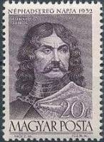 (1952-053) Марка Венгрия "Янош Хуньяди"    День народной армии. Венгерские полководцы III Θ