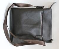 (DM-MS04-F002) Сумка мужская из натуральной кожи Domenico Morelli с ремнем, 1 большой отдел + 2 нару