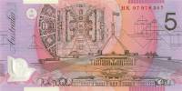 () Банкнота Австралия 1997 год 5 долларов "Елизавета II"   UNC