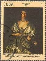 (1981-001) Марка Куба "Леди Майо"    Музей в Гаване III Θ