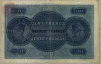 (№1907P-2a.3) Банкнота Швейцария 1907 год "100 Franken/Francs/Franchi" (Подписи: Hirter  Burckhardt 