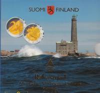 (2006 I, 9 м) Набор монет Финляндия 2006 год "Маяк Бенгтшер"   UNC