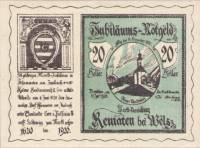 (№1920) Банкнота Австрия 1920 год "20 Heller"