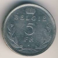 () Монета Бельгия 1936 год 50  ""   Никель  UNC