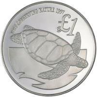 (№1997km72) Монета Кипр 1997 год 1 Pound (Всемирный Фонд Дикой Природы)