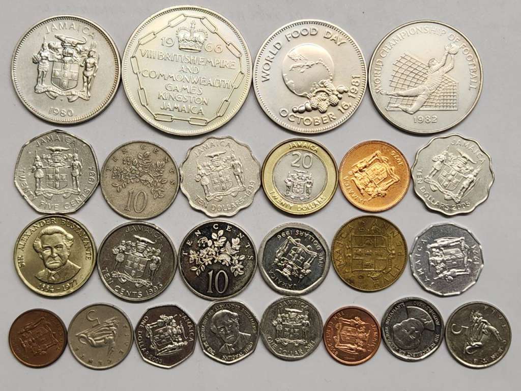 Набор монет Ямайка 24 штуки
