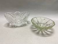 Салатник ладья хрусталь и круглая конфетница