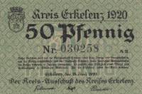(№1920) Банкнота Германия 1920 год "50 Pfennige"