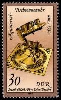 (1983-041) Марка Германия (ГДР) "Солнечные часы (1750)"    Песочные и Солнечные часы III Θ