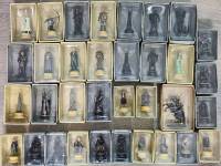 Фигурки шахматы Властелин колец оловянные Орки Хоббиты в коробках-блистерах коллекция 34 штуки 