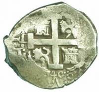 (№1726km34a) Монета Перу 1726 год 8 Reales