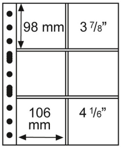 Лист GRANDE3/2C на 6 банкнот и бирдекелей. Упаковка (5 шт.). Германия, 316604