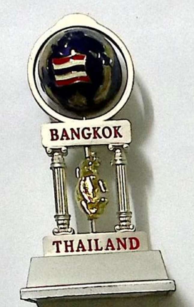 Сувенир &quot;Bangkok - Thailand&quot;, 12 см., пластик (сост. на фото)