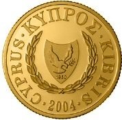 (№2004km87) Монета Кипр 2004 год 20 Pounds (Вступление в Европейский союз)