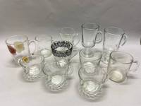 Кружки прозрачные стекло 11 шт