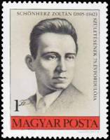 (1980-043) Марка Венгрия "Золтан Шенхерц"    75 лет со дня рождения Золтана Шенхерца III Θ