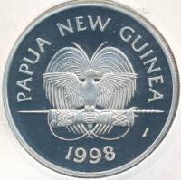 () Монета Папуа-Новая Гвинея 1998 год 5  ""   Биметалл (Серебро - Ниобиум)  UNC